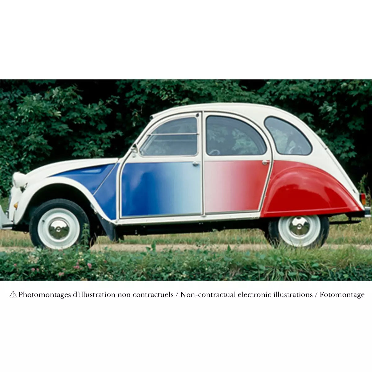 Voiture miniature collection 1/18 Citroën 2CV Cocorico 1986 Norev 181476