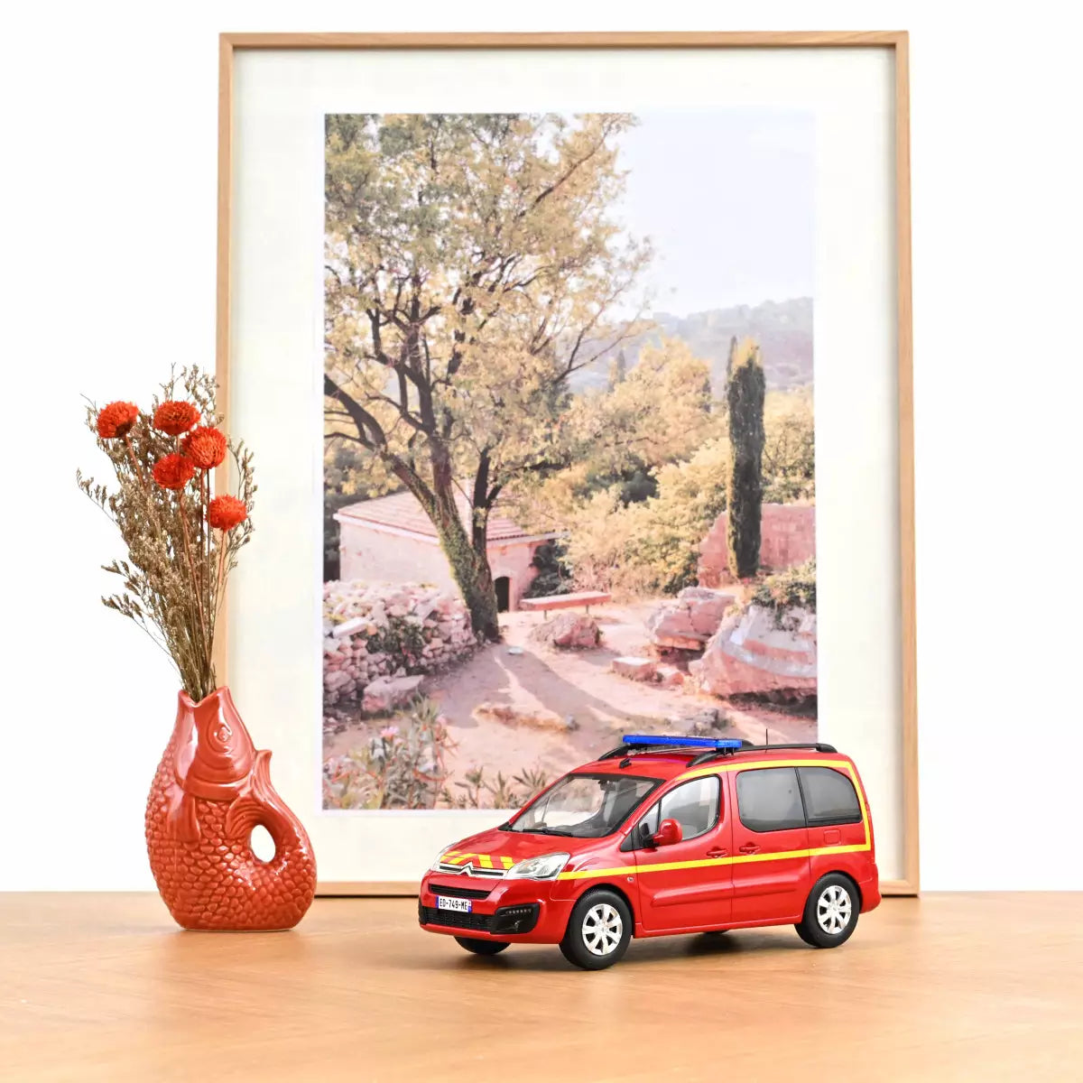 Voiture miniature collection 1/18 Citroën Berlingo 2017 Pompiers Norev 181641