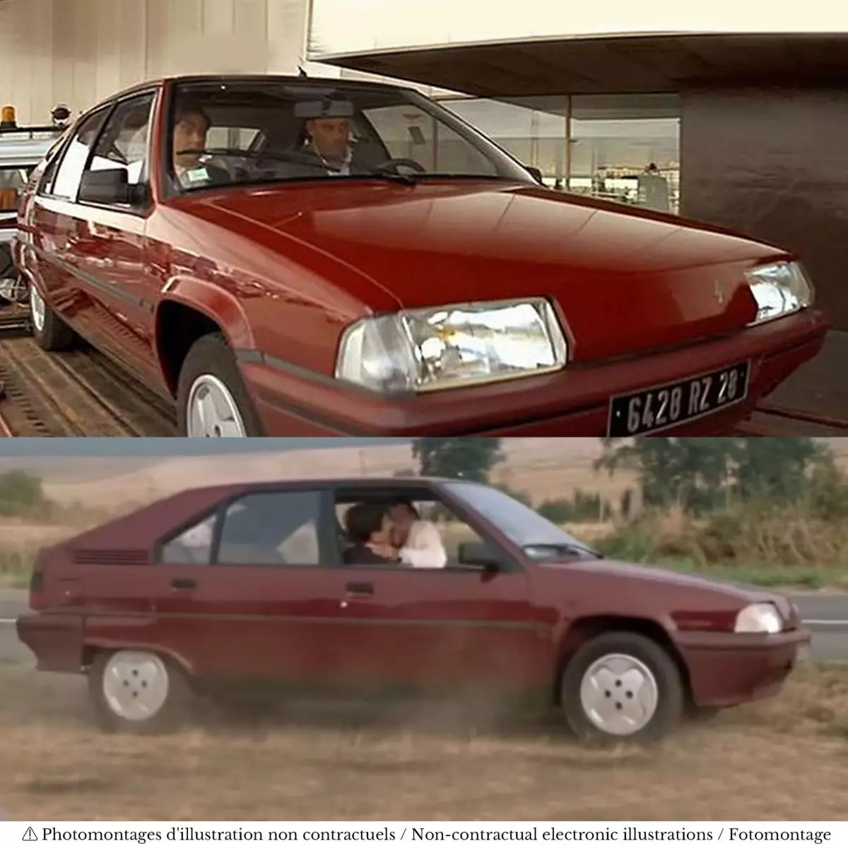Voiture miniature collection 1/18 Citroën BX 16 TGS 1990 Rouge Delage Norev 181686
