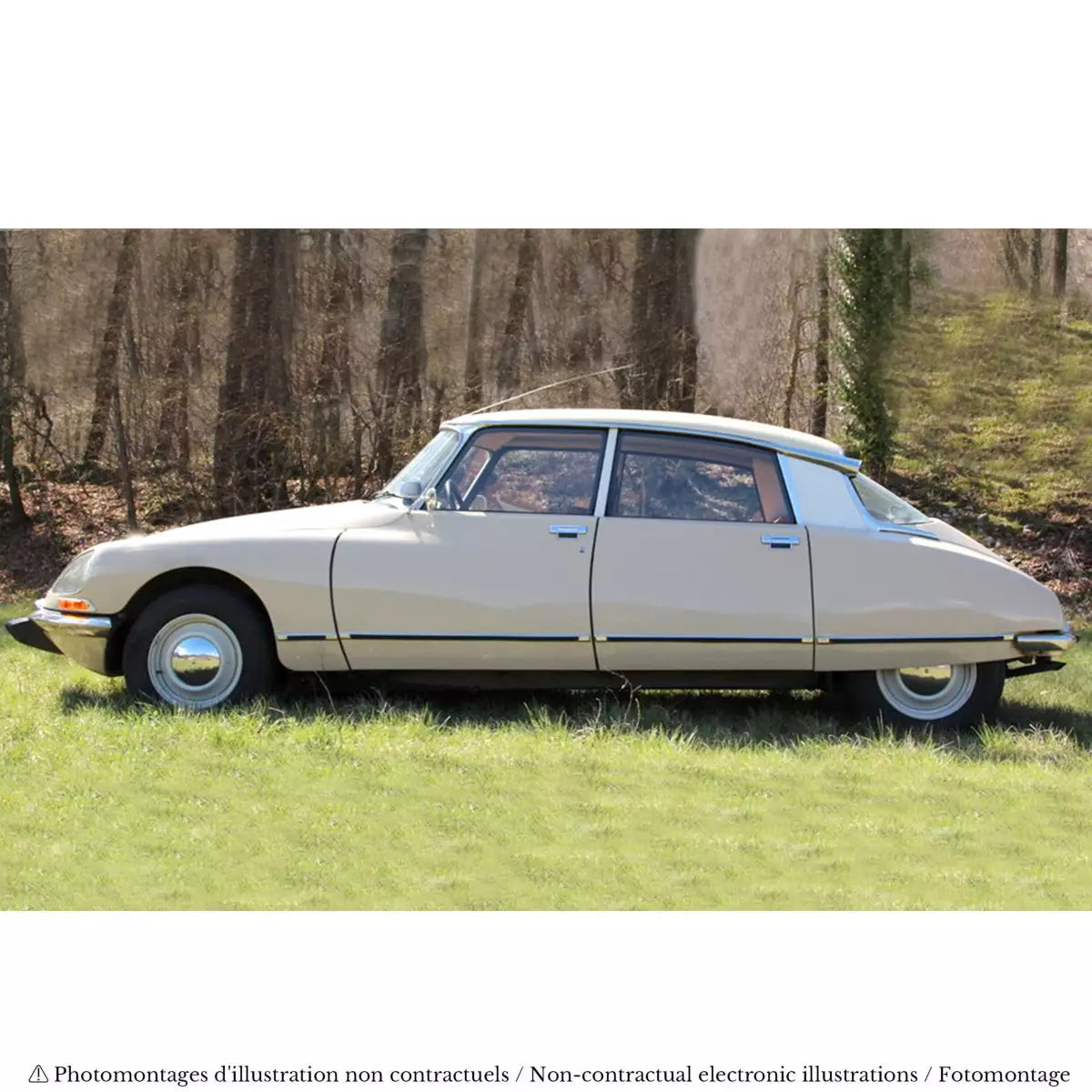 Voiture miniature collection 1/18 Citroën DS 23 Pallas 1974 Beige Vanneau Norev 181727