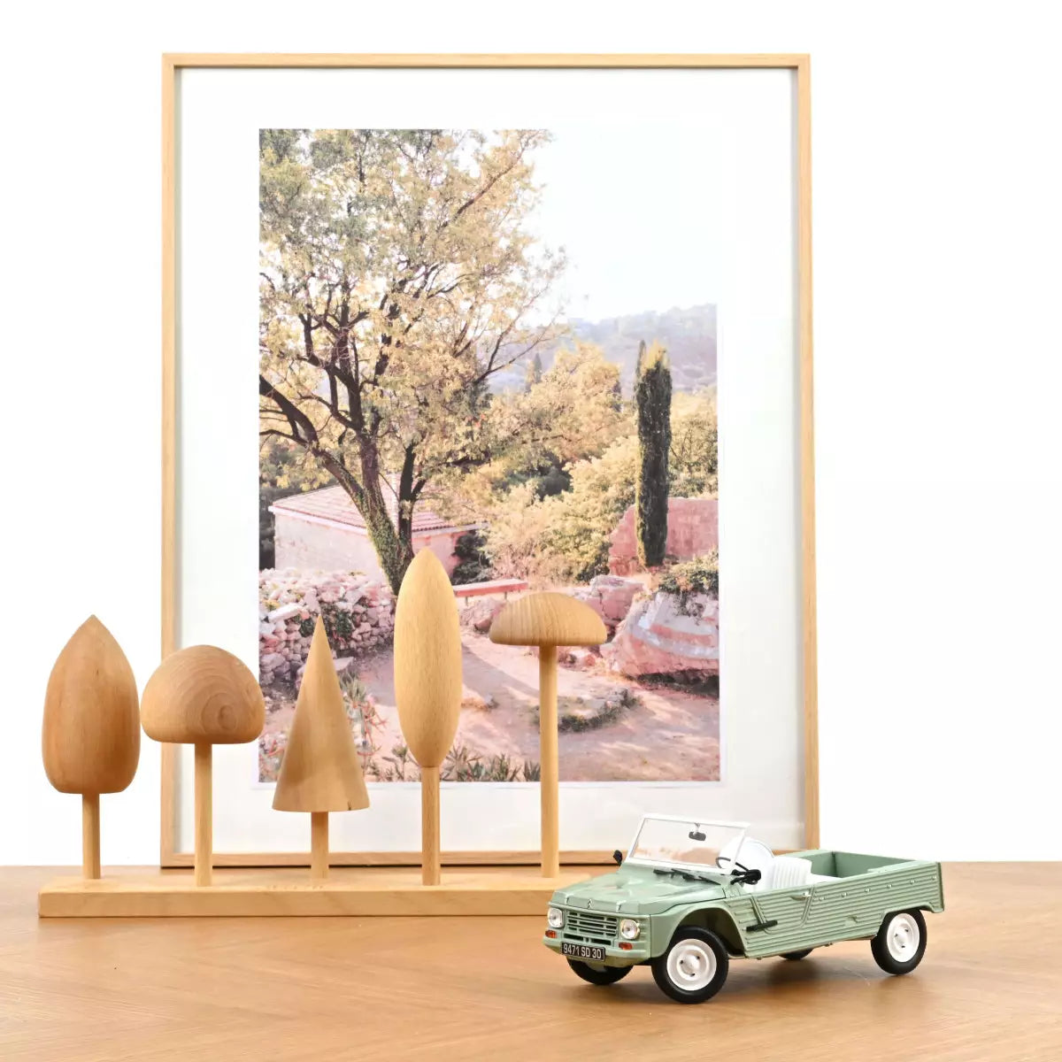 Voiture miniature collection 1/18 Citroën Méhari 1983 Kaki (300pcs) Norev 181803