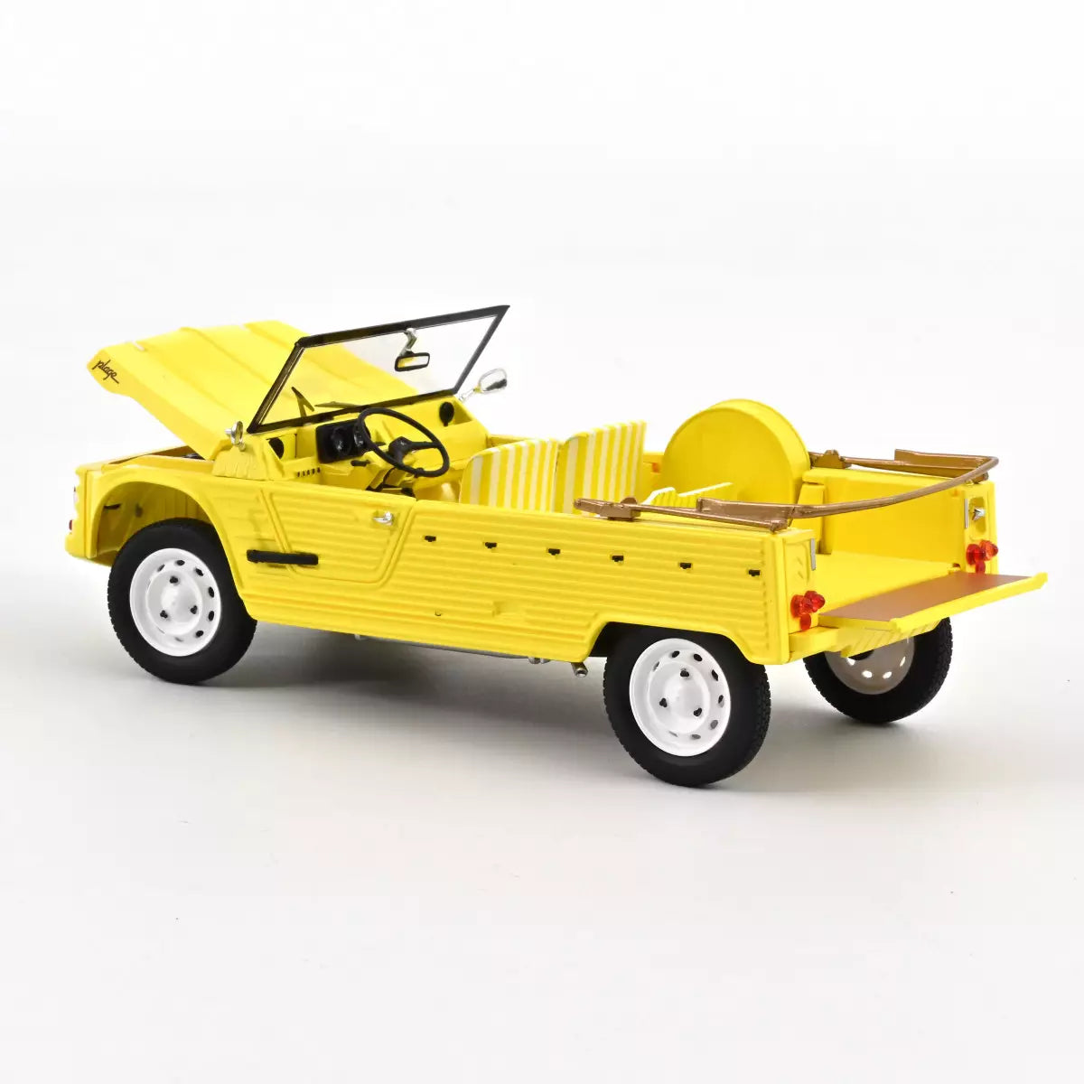 Voiture miniature collection 1/18 Citroën Méhari Plage 1983 Norev 181801