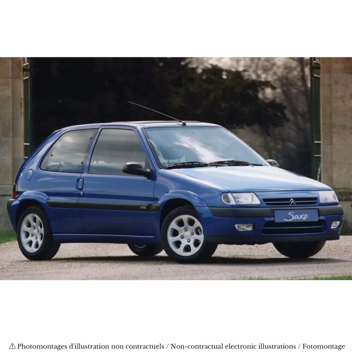 Voiture miniature collection 1/18 Citroën Saxo VTS 1996 Bleu Grand Pavois Norev 181830
