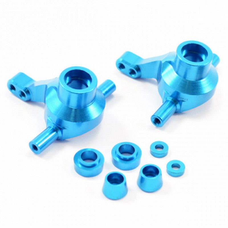 2 Fusées Alu Bleu Pour Tamiya TT02 - FTTA009B - Breizh Modélisme