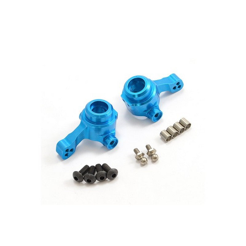 2 Fusées avant Alu Bleu Pour Tamiya TT02 - FTTA034B - Breizh Modélisme