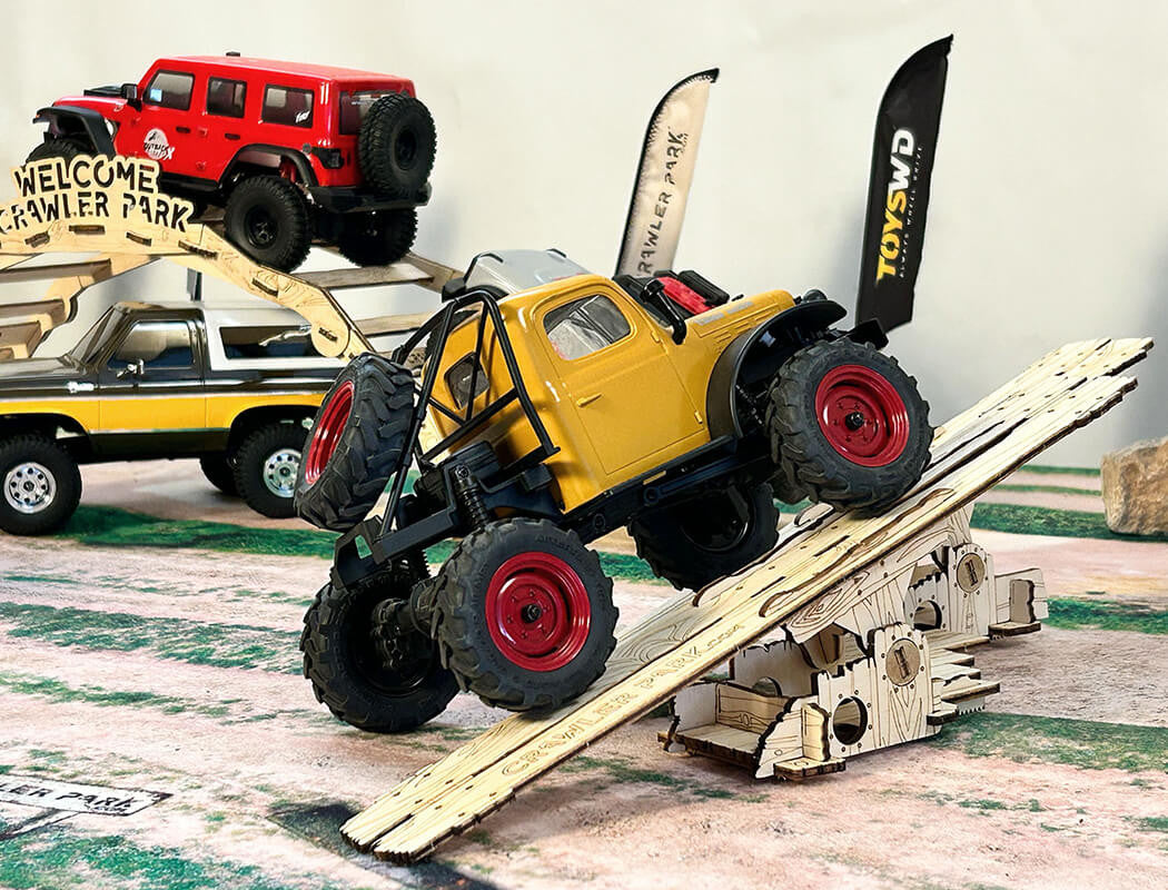 2 Obstacles pour circuit 1/18 et 1/24 RC Crawler park - Breizh Modélisme.