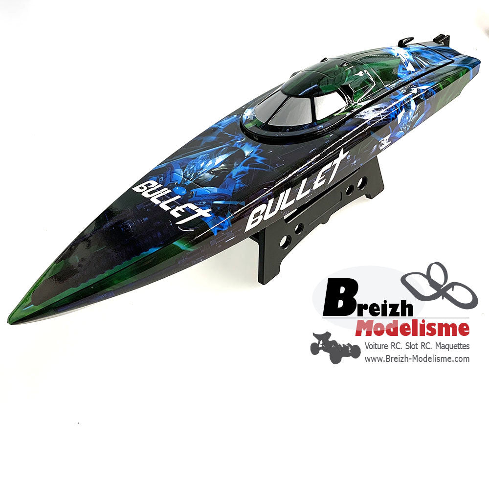 Bateau RC Joysway Bullet V4 740mm Brushless 4S 60km/h ARTR - 8301V4 - Breizh Modélisme.