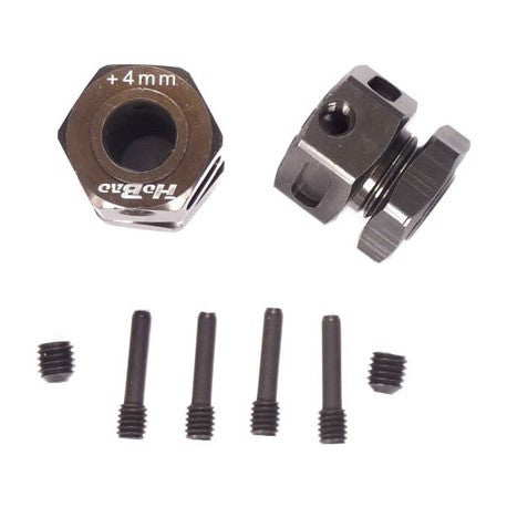 Jeu de moyeu de roues 4mm Hobao ST - H86104 - Breizh Modélisme.