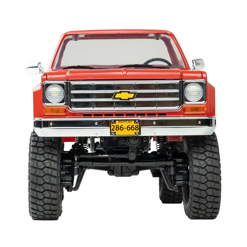 Crawler FMS 1/18 Chevrolet K10 FCX18 Prêt à rouler 11851 RTR rouge - Breizh Modélisme.
