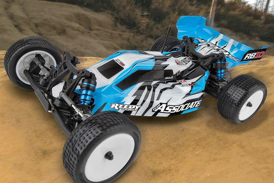 Team Associated Buggy RB10 RTR 1/10 - Bleu AS90031 - Breizh Modélisme.