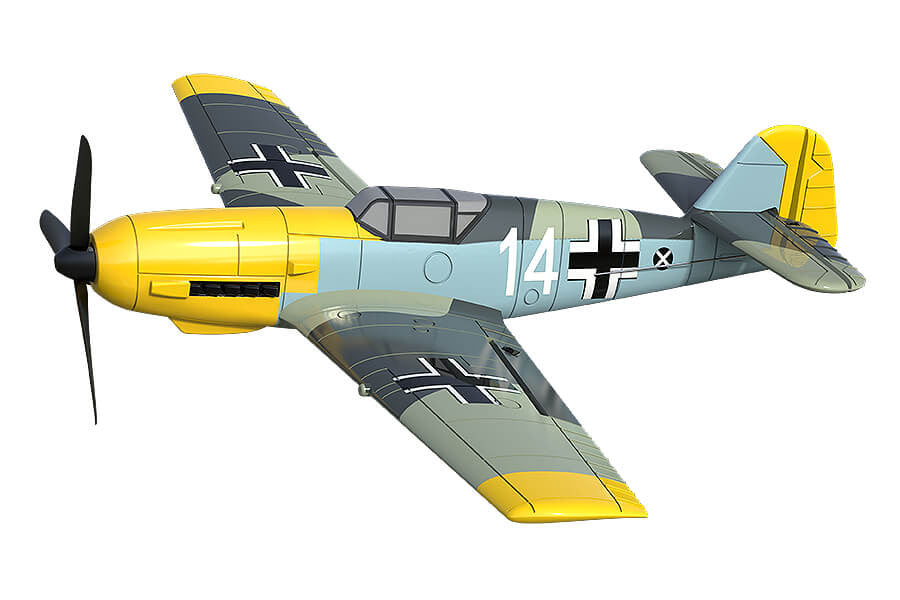 Avion de début télécommandé V761-11 Volantex MESSERSCHMITT BF109 avec stabilisateur de vol - Breizh Modélisme.