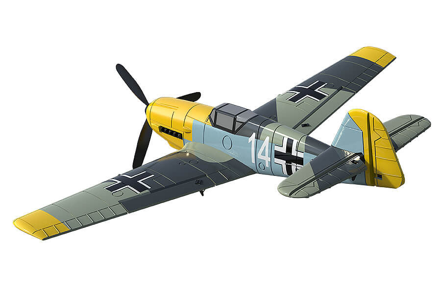 Avion de début télécommandé V761-11 Volantex MESSERSCHMITT BF109 avec stabilisateur de vol - Breizh Modélisme.