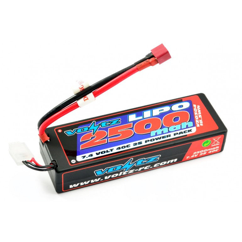 Batterie Lipo 2500mah 2S 7.4V 40C hardcase - VZ0304