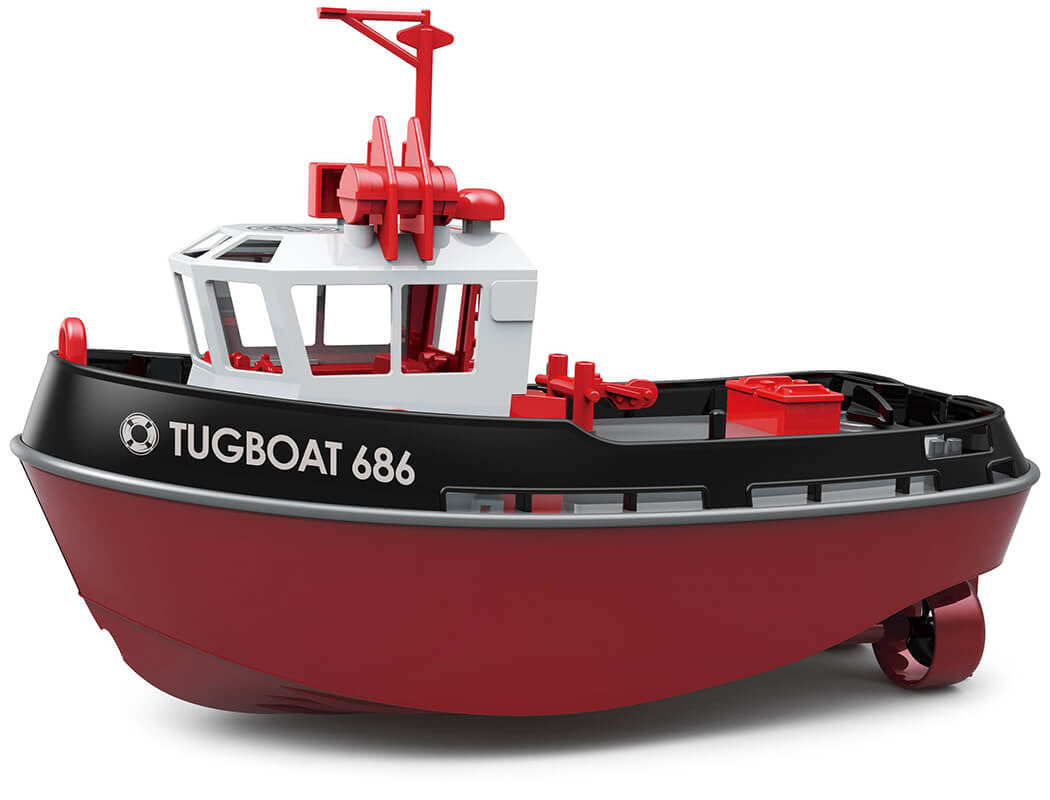 Remorqueur Radio-commandé 230mm Heng Long 1/72 Tugboat 686 noir