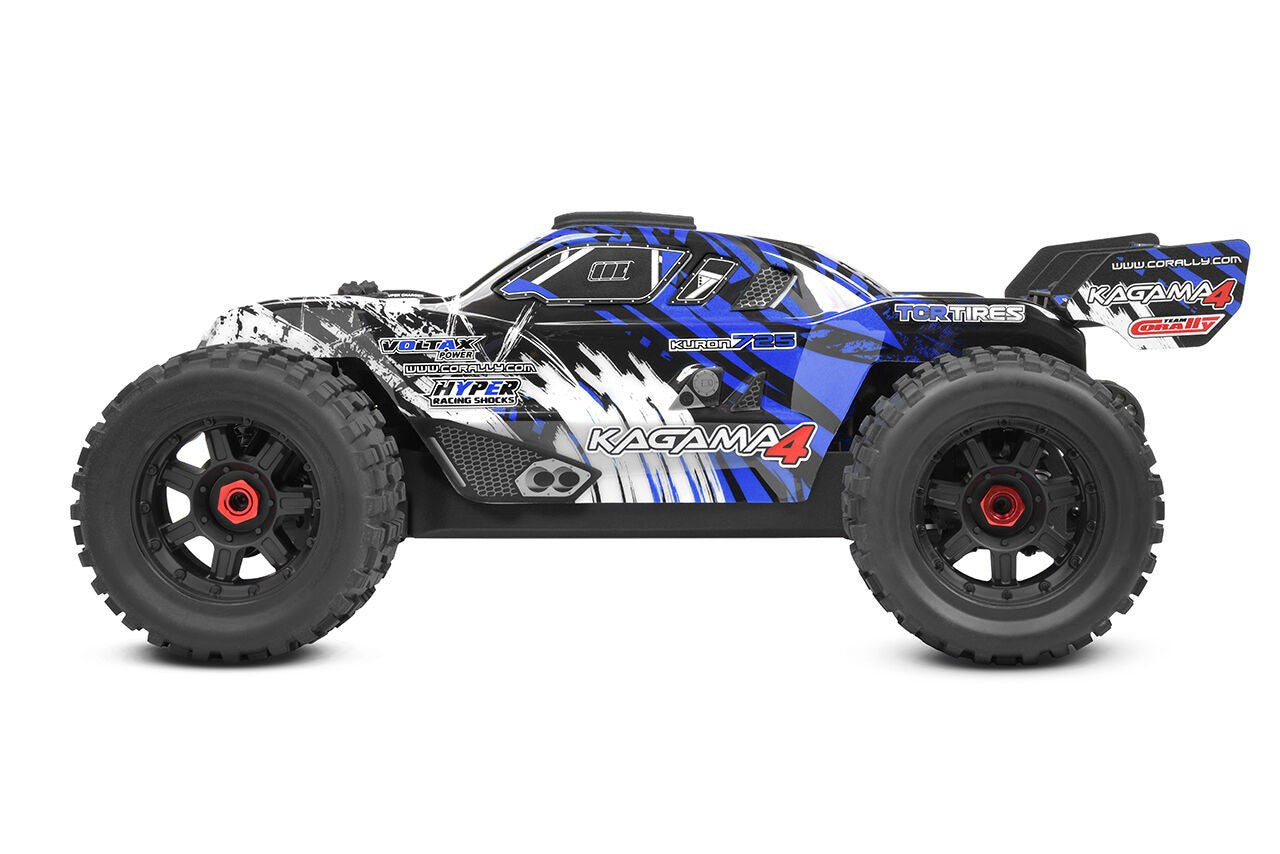 Corally Kagama Brushless 4S RTR bleu 1/10 - C-00293-B - Breizh Modélisme.