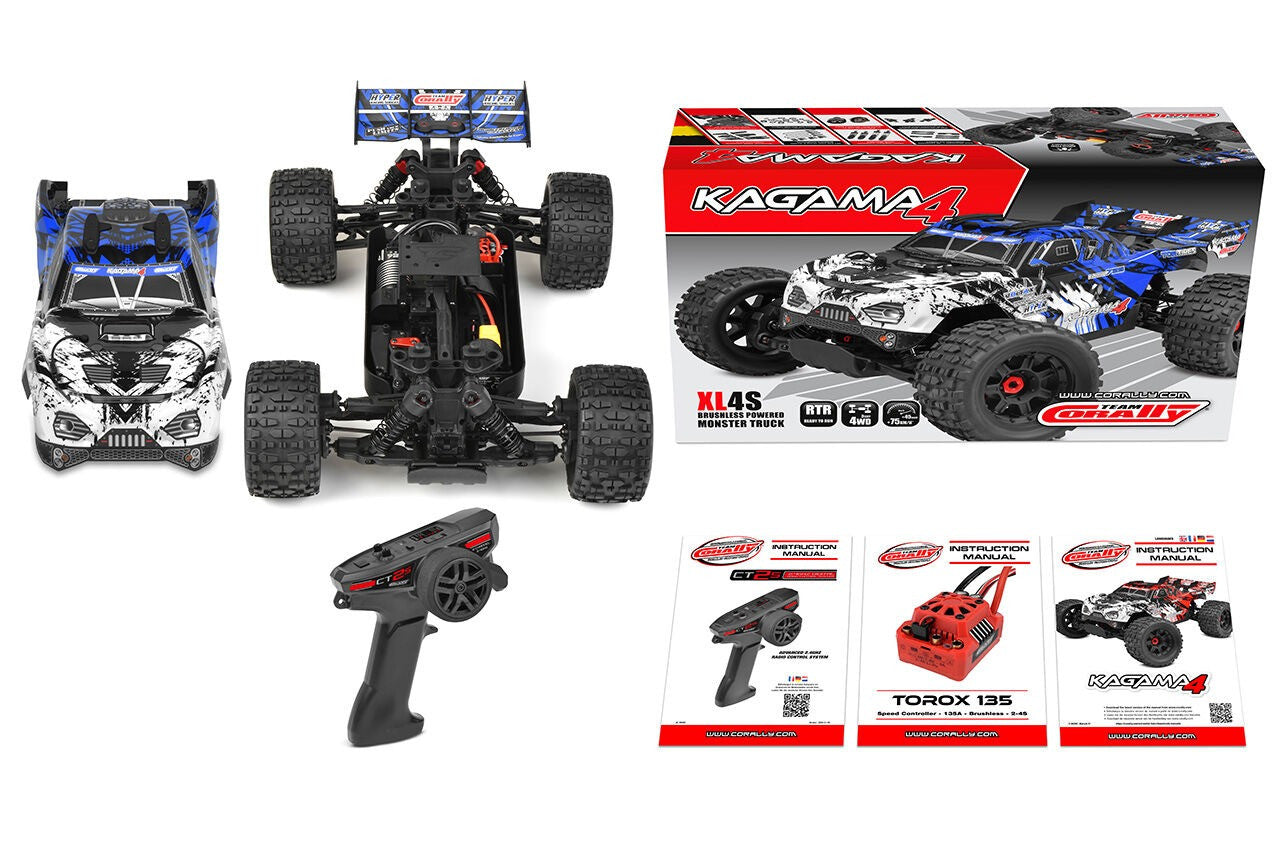 Corally Kagama Brushless 4S RTR bleu 1/10 - C-00293-B