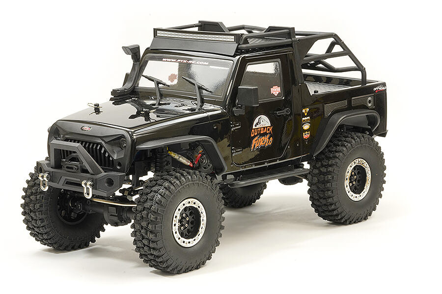 Voiture RC FTX Outback 3.0 Paso 4WD 1:10 Trail Crawler Jaune RTR - Prête à Rouler
