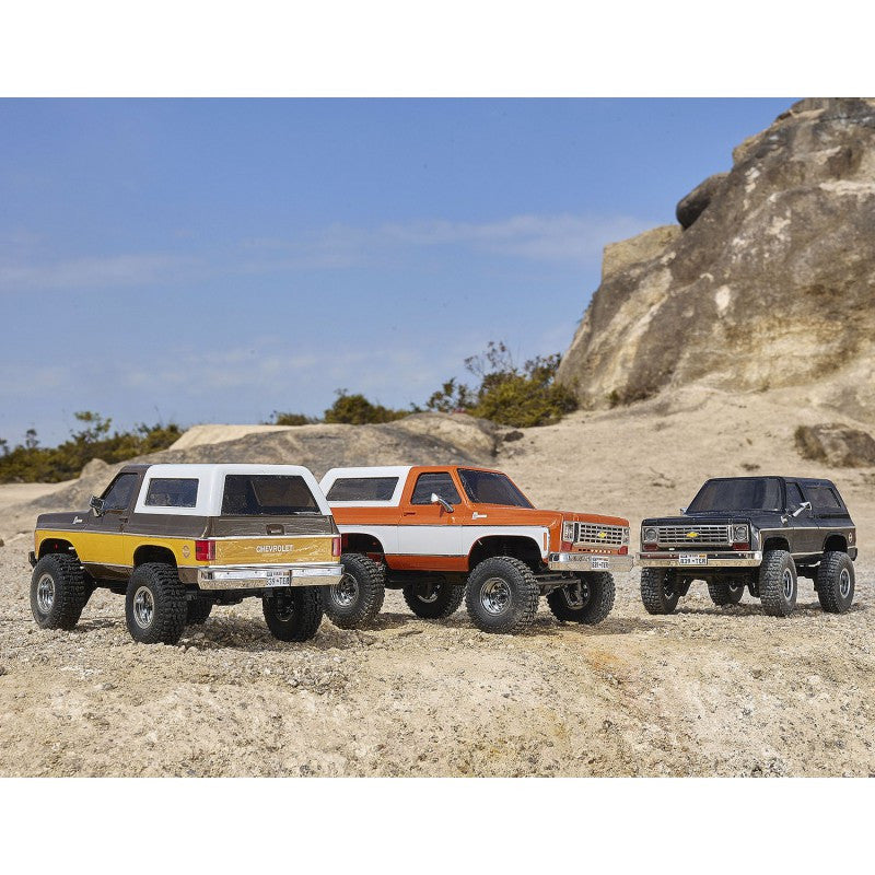 Petit Crawler FMS 1/24 Chevrolet K5 blazer FCX24 RTR orange Prêt à rouler - Breizh Modélisme.