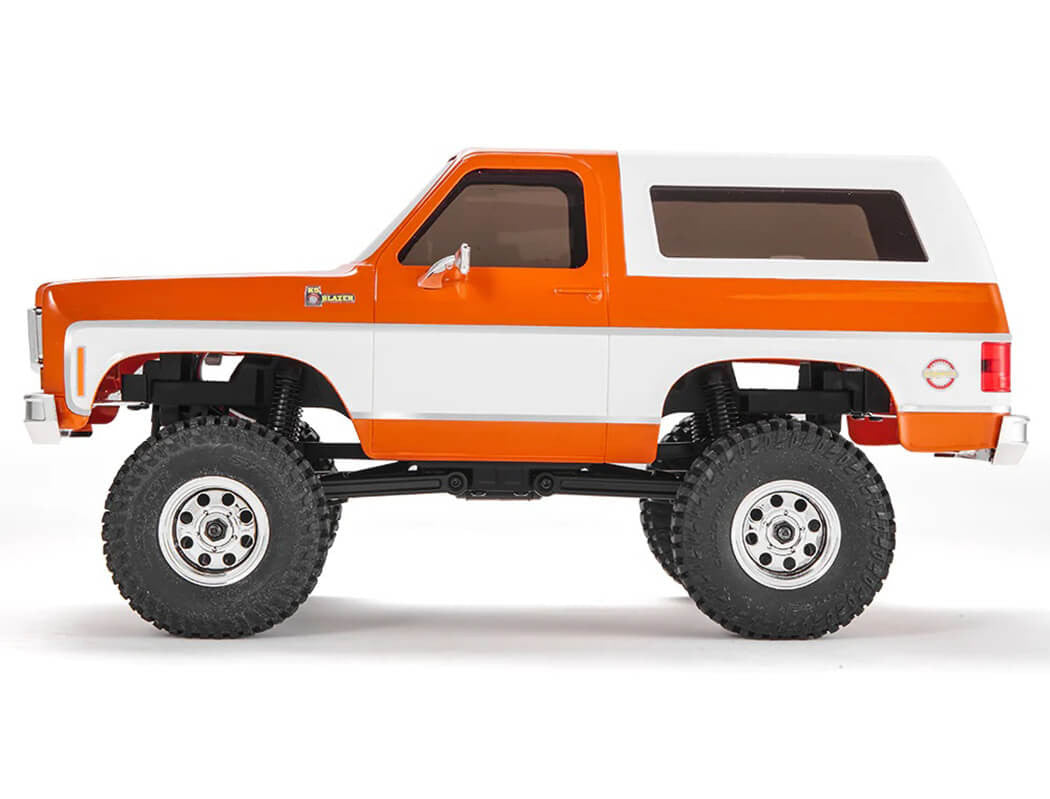 Petit Crawler FMS 1/24 Chevrolet K5 blazer FCX24 RTR orange Prêt à rouler - Breizh Modélisme.