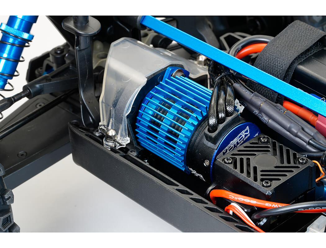 Truggy FTX Crossbow 1/10 brushless RTR bleu - FTX5490BL - Breizh Modélisme.