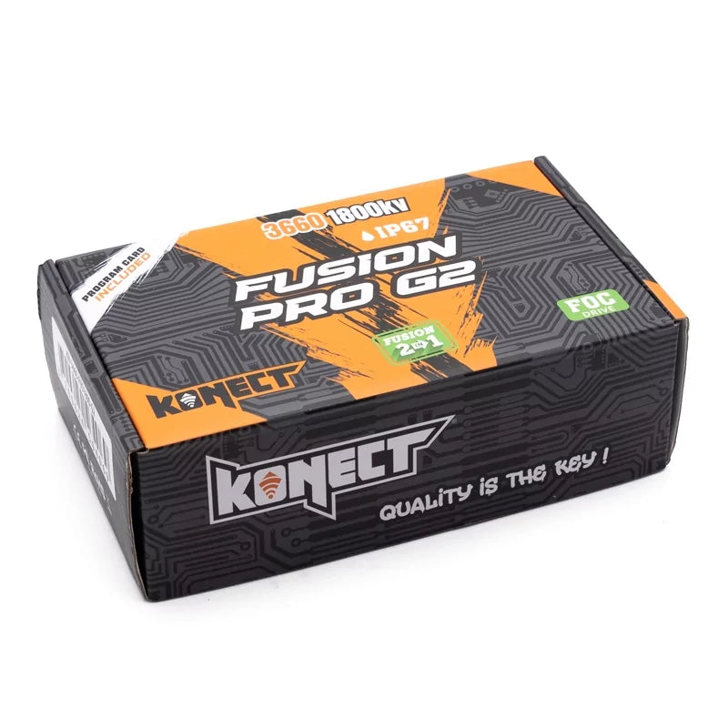 Moteur Brushless 1/10 Konect Fusion G2 3660 1800 kv IP67 crawler