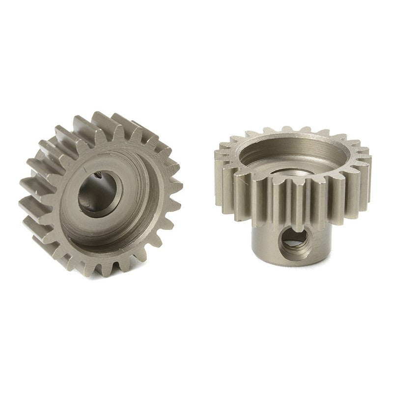 Pignon moteur 32DP - Court - Acier trempé - 22 dents- Axe 5mm - 1pc - Corally - C-72522 - Breizh Modélisme.