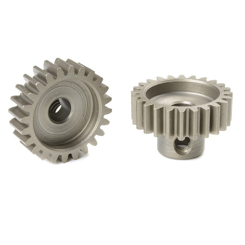 Pignon moteur 32DP - Court - Acier trempé - 24 dents- Axe 5mm - 1pc - Corally - C-72524 - Breizh Modélisme.