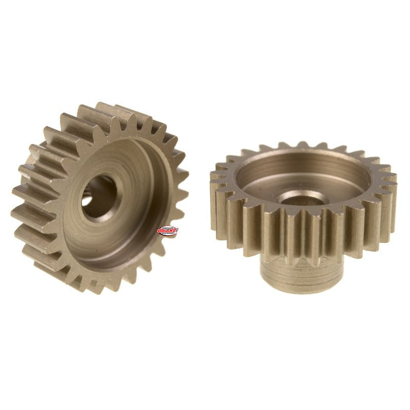 Pignon moteur 32DP - Court - Acier trempé - 25 dents- Axe 5mm - 1pc - Corally - C-72525 - Breizh Modélisme.