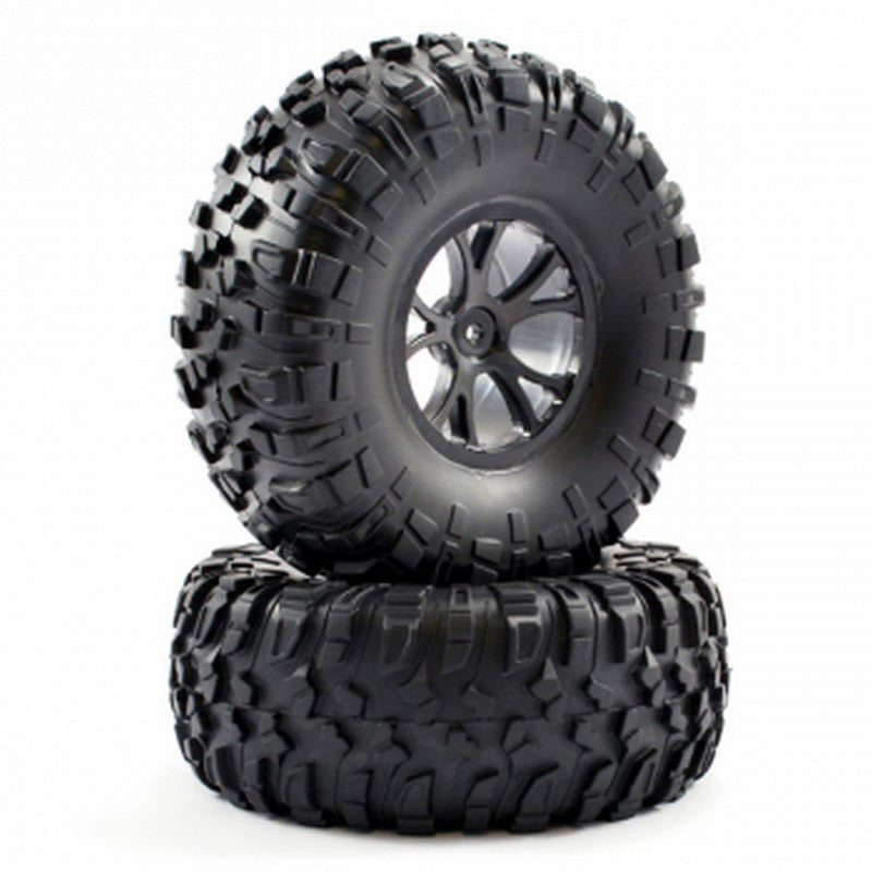 2 pneus et jantes FTX Outlaw / DF-4J - FTX8335B - 6499 - Breizh Modélisme.
