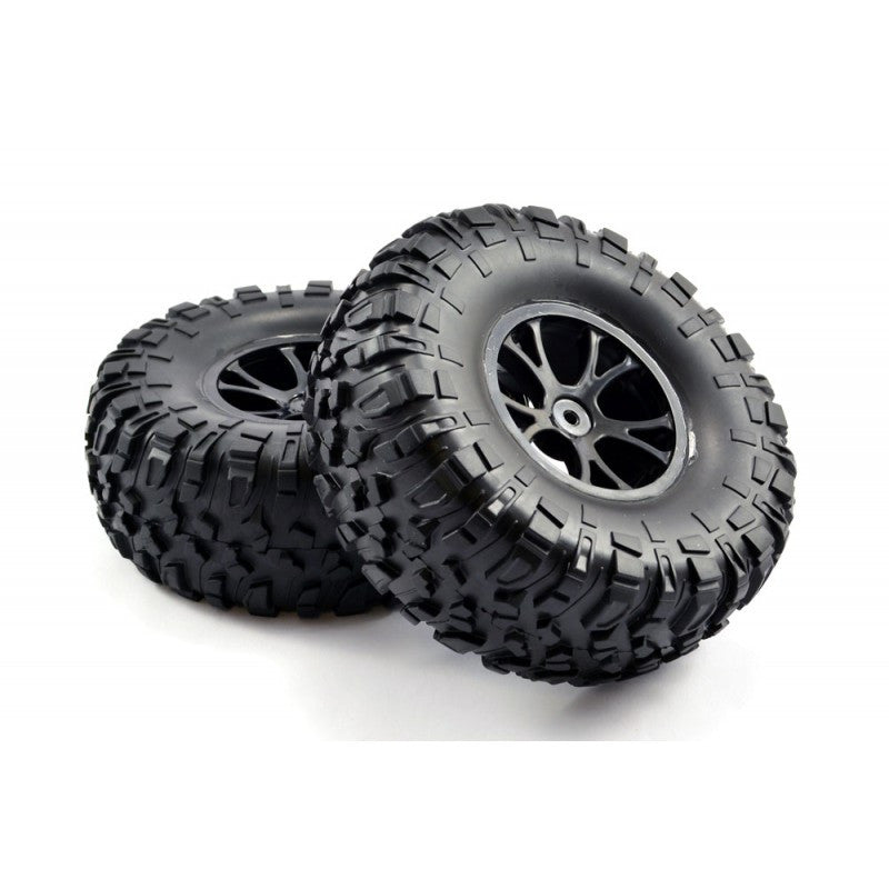 2 pneus et jantes FTX Outlaw / DF-4J - FTX8335B - 6499 - Breizh Modélisme.