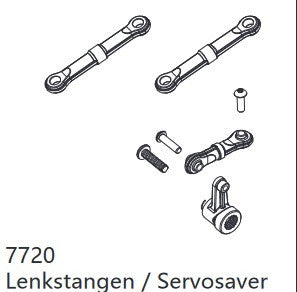 Biellettes de direction/ sauve servo - 7720