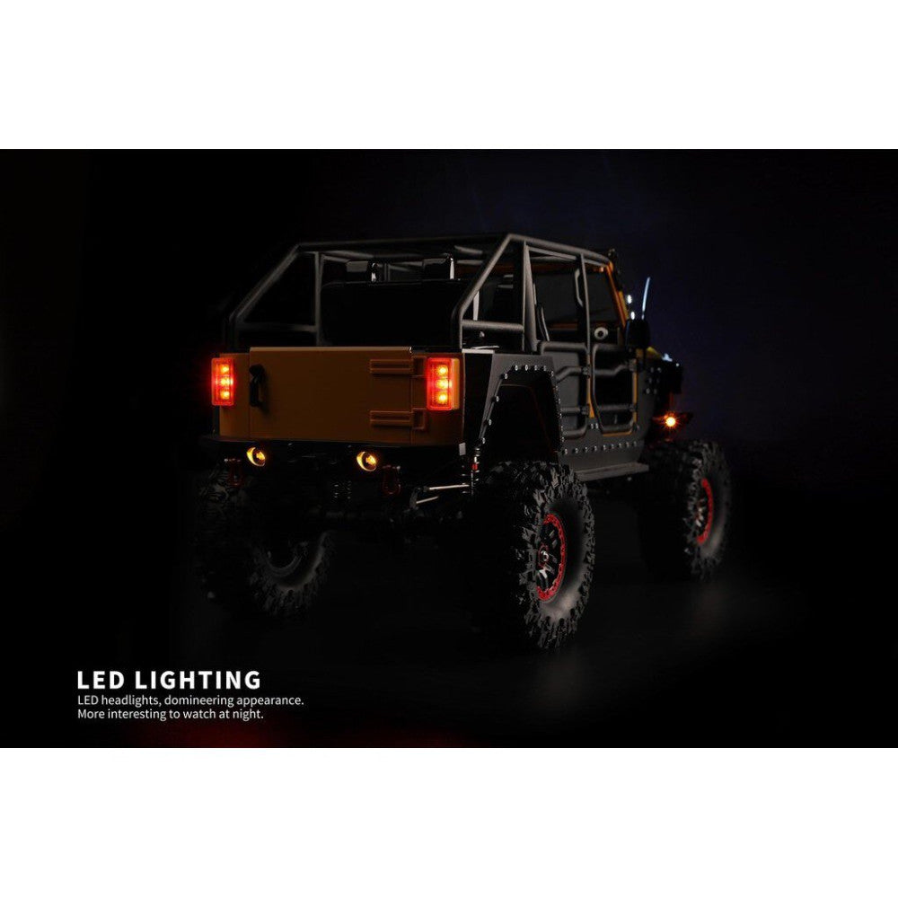 DF Models Crawler RC DF-4S PRO rouge 4WD 1/10 - 3164 - Breizh Modélisme.