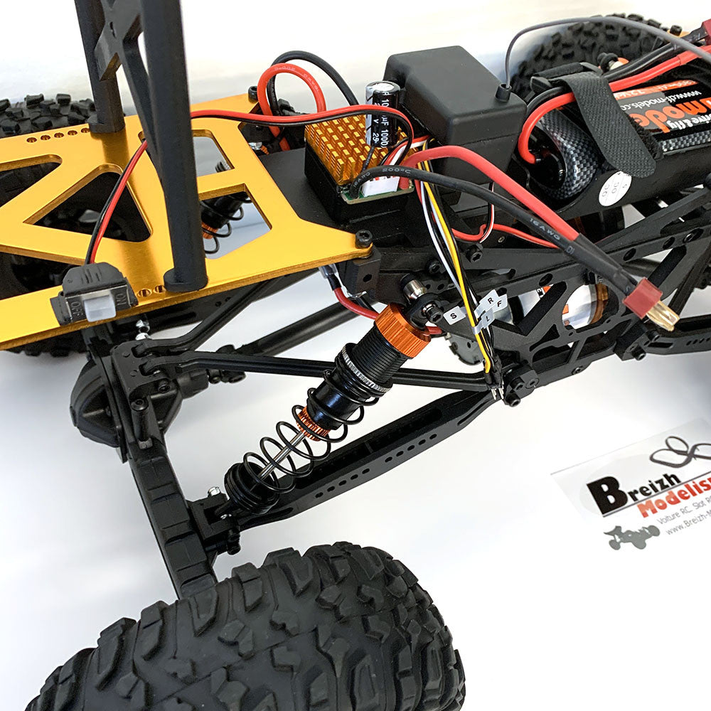 DF Models Crawler 1/10 avec Leds et Treuil - Kanyon DF-4J 4WD XL - 3105 - Breizh Modélisme.
