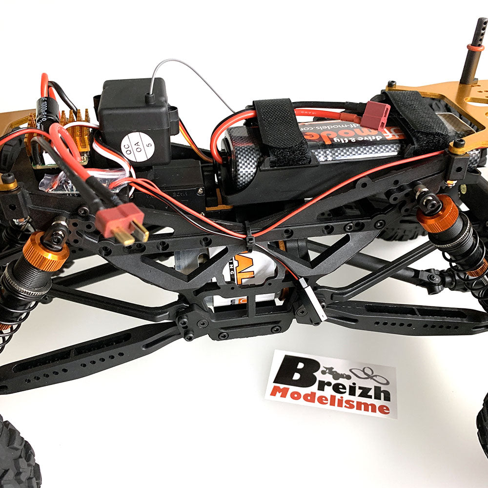 DF Models Crawler 1/10 RTR avec leds et Treuil, Kanyon DF-4J 4WD - 3118 - Breizh Modélisme.