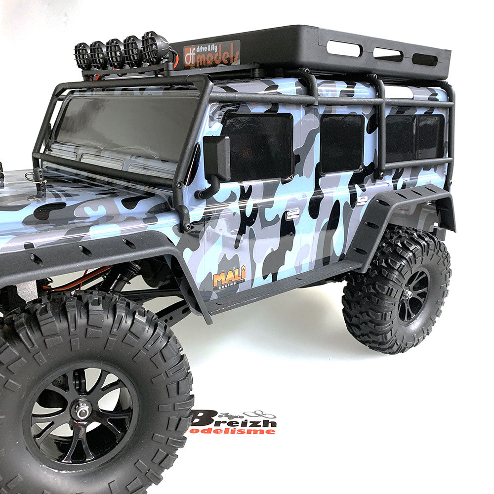 DF Models Crawler 1/10 RTR avec leds et Treuil, Kanyon DF-4J 4WD 3119 - Breizh Modélisme.