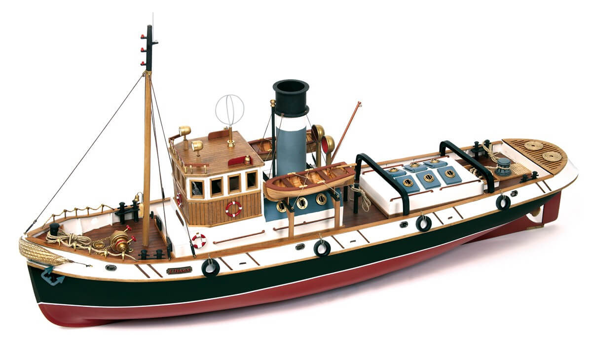 Maquette Bateau Bois ULISES RC - Occre 61001 - Breizh Modélisme