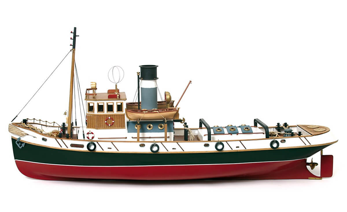 Maquette Bateau Bois ULISES RC - Occre 61001 - Breizh Modélisme