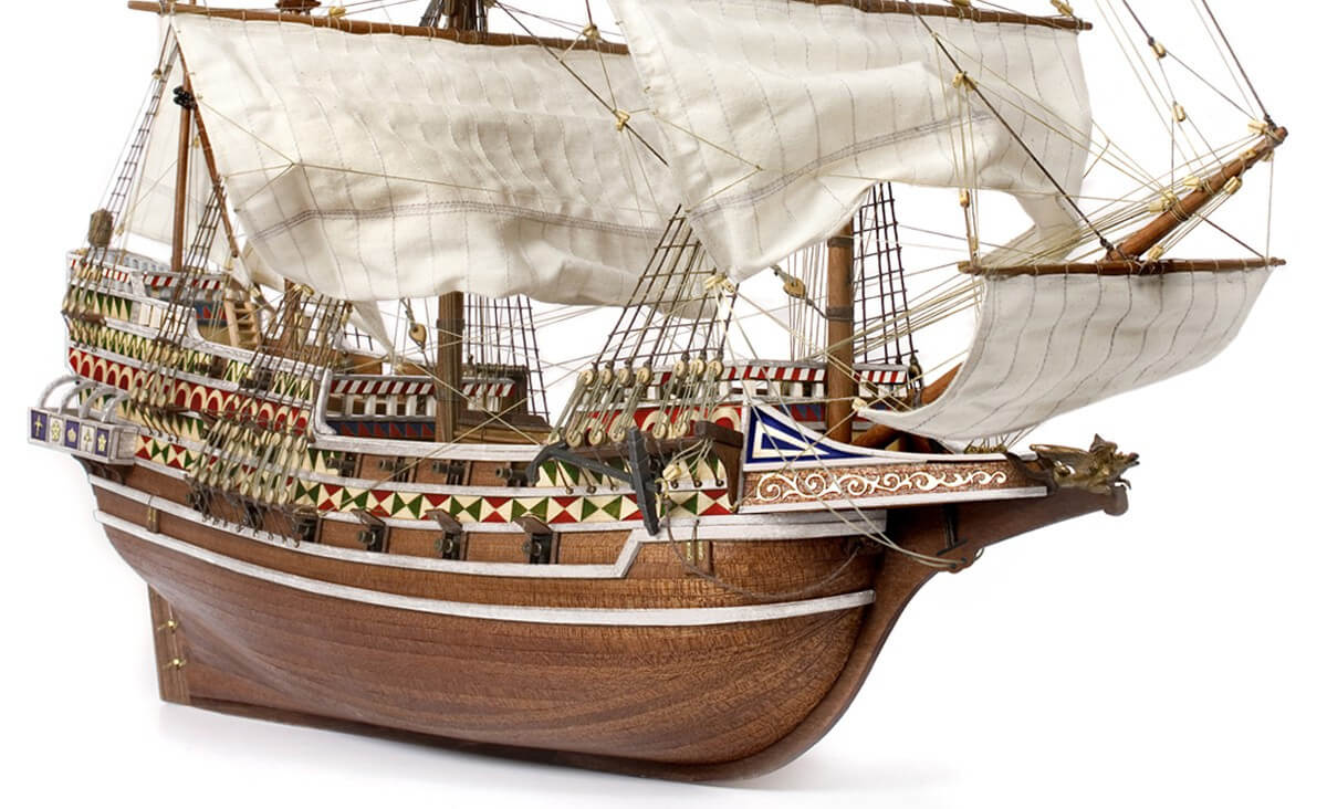 Occre 13004 Maquette Bateau Bois HMS REVENGE - Breizh Modélisme