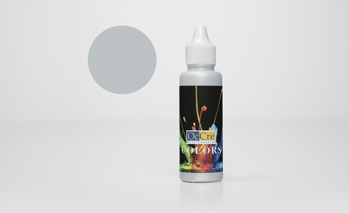 Peintures acryliques 30 ml - Argent - Occre 19382 - Breizh Modélisme