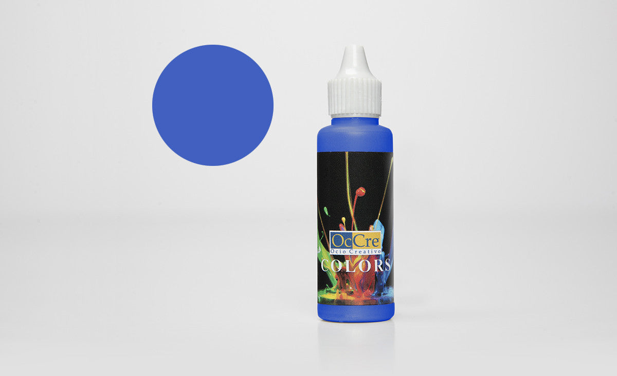 Peintures acryliques 30 ml - Bleu foncé - Occre 19313 - Breizh Modélisme