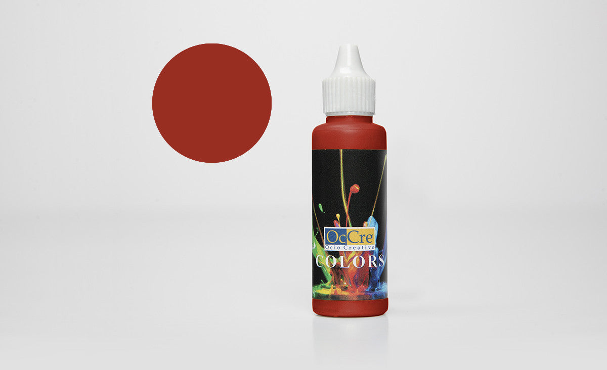 Peintures acryliques 30 ml - Rouge - Occre 19310 - Breizh Modélisme