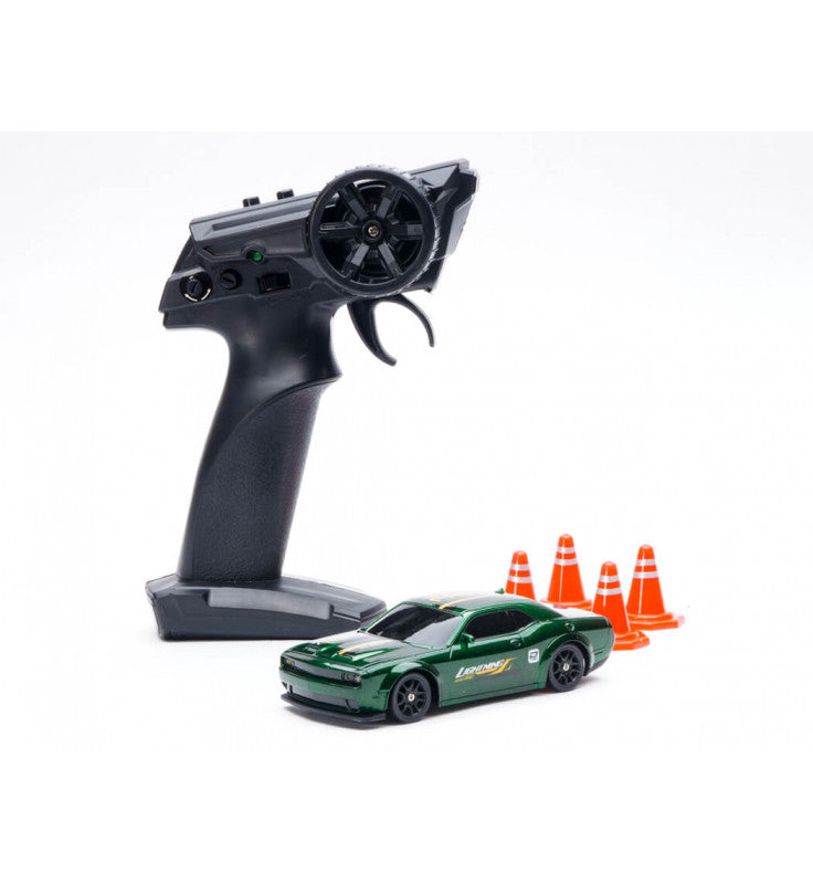 Voiture de drift E-ZEE RC 1/43 Stinger avec gyro verte