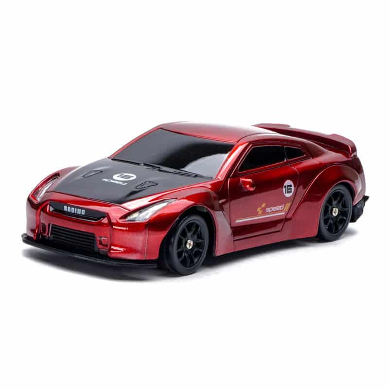 Voiture de drift E-ZEE RC 1/43 avec gyro rouge