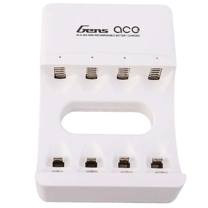 Chargeur de piles rechargeables NiMH AA et AAA Gens ace - C704A2 - Breizh Modélisme.