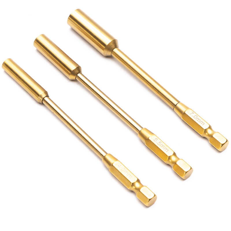 Jeu d'embouts FASTRAX 4,0/5,5/7,0 mm pour tournevis électrique - Breizh Modélisme.