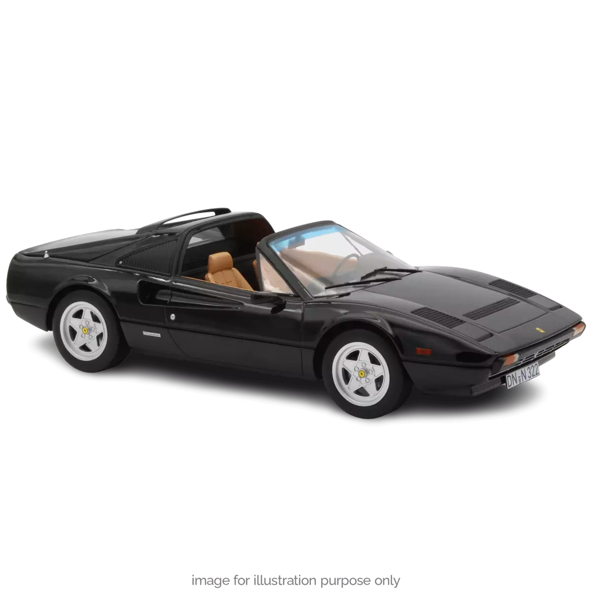 Voiture miniature collection 1/18 Ferrari 308 GTS 1982 Noir Norev 187936