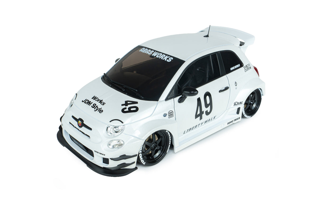 Solido S1815401 Voiture miniature collection 1/18 Fiat 500 Abarth Liberty Walk Body Kit 2025 - Breizh Modélisme.