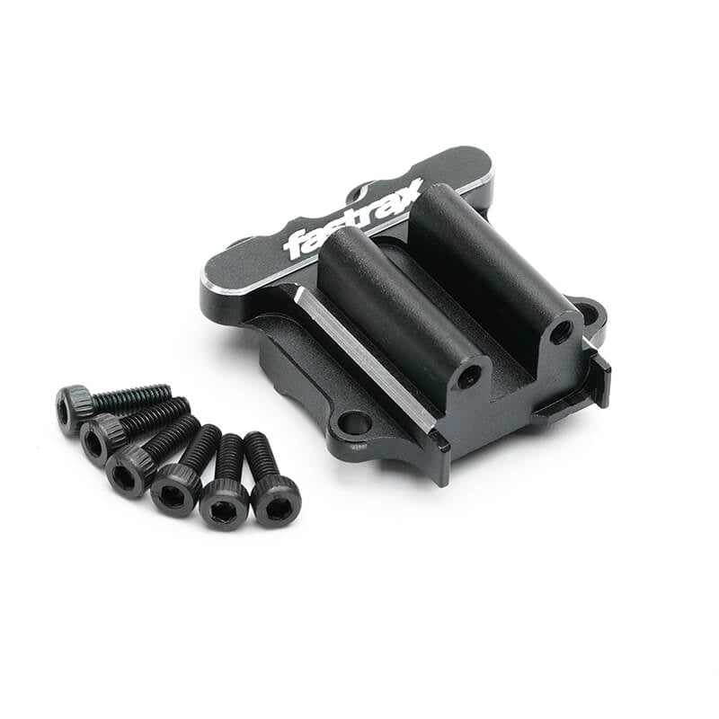 Couvercle de boîte de vitesse arrière aluminium Fastrax Arrma Grom/Granite - FTAR057BK