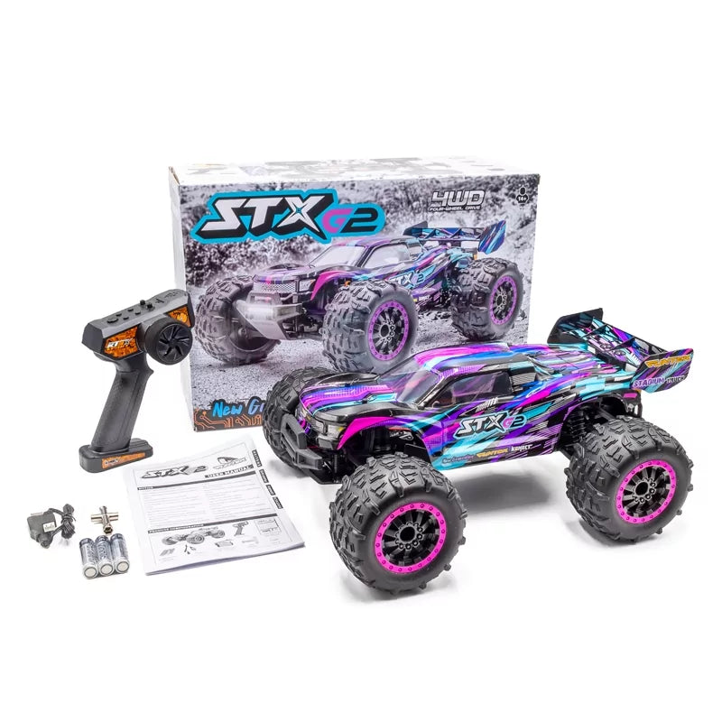 Voiture radiocommandée Funtek STX G2 violet 4wd 1/12 XL