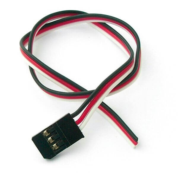 Cordon servo Male Futaba & JR -  30cm - 130451 - Breizh Modélisme